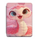 Shengai es adecuado para Huawei MatePad11 Little Snake SE Año Nuevo M6 Honor V8/X9/V7/V6/C5/10.4 pulgadas Pro/10.8 Disfrute de 2 Panel plano 11.5 Versión de luz suave Cubierta protectora de carcasa Z11981 Snake Baby-Three-Fold-Pen Shell Honor V8Pro12.1 pulgadas pulgadas pulgadas