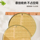 欧橡（OAK）饺子托盘48cm饺子帘子家用竹制水饺篦子饺子垫子防粘盖垫C1473