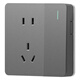 Shantou Lincun International Electrician's surface-mounted switch socket 15 holes and twenty-five holes household wall power supply two or three plugs without slotting and punching surface-mounted large plate five-hole socket