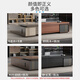 Xinhebang boss desk simple modern president desk and chair combination executive desk manager supervisor office furniture double-sided cabinet 1.8 meters single-sided cabinet