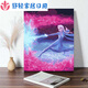 CLCEYdiy数字油画 冰雪奇缘儿童手绘制卡通动漫填色油彩画安娜爱莎公主 X12401 60*75[订好内框]_送亮光剂+水