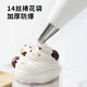 Zhanyi Cookie Decoration Set 4 Cookies Cream Cake Decoration Bag Baby Food Mold Ice Cream Cone Cone