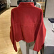 耐克（NIKE）外套女装春秋季运动服针织上衣半拉链卫衣套头衫FD4070-121 HV8465-677红色新年款 摇粒绒 S