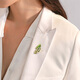 Qlady butterfly brooch, high-end women's corsage design, niche design, temperament, anti-exposure pin, accessories gift