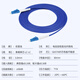 优普连 电信级铠装单模光纤跳线sc转sc-LC-FC-ST钢圈铠甲线 工程专用尾纤延长线防鼠咬阻燃 铠装单模单芯LC-LC 5米