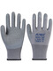 Xingyu Laobao Grey L508/Latex Falten Anti-Rutsch-Wea-resistente und atmungsaktive weiche Schutzhandschuhe 12 Paare 12 doppelte mittelgroße Größe/m