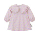 jnby by JNBY [Jiangnan Buddies Baby] Spring long-sleeved dress cute doll collar bow girl baby YN3G11970 690 Mixed powder 100 cm