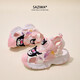 Kulomi Girls Sandals Hohlleuchte Cartoon Schuhe 2024 Sommer Babyschuhe Babypie/T688 Lila 27