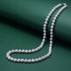 Tahitian Fangfei white freshwater pearl necklace, nearly round bright light 6-7mm fashion pearl bead chain bead string birthday gift