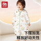Aibedila Children's Sleeping Bag Spring, Autumn and Winter Baby Summer Anti-Kick Quilt Artifact Universal for All Seasons Baby Constant Temperature Sleeping Bag Special Offer Winter Thickening 0-15 Warm Ginger Bettini Orchard L (Recommended Height 90-105cm)