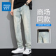 
True Vis American Jeans Men's Summer Thin Draped Small Feet Slim Straight Pants Versatile Retro Casual Long Pants Men 9901 Nostalgic Blue S