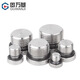 Guwanji 304 stainless steel inner hexagonal ED ring sealing plug with flange edge oil plug, inch wire plug, screw plug and fasteners collection G1/8=1 point 1 piece with ED ring