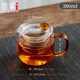 Yaji glass teapot, high temperature resistant and thickened, household filtered liner, tea water separation teapot