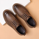 Chaussures pour hommes Mulinsen pour les chaussures de vêtements de travail automnales pour hommes pour hommes chaussures en cuir à grande tête décontractées pour hommes
