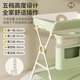 Trimigo Windel Tabelle Babypflege Tabelle Multifunktions-Operationstisch Keine Installation für Neugeborene Touch Baby Baden und Wechselwindel Tabelle Falten Sie mobile Windelstisch einstellbare Höhe. Green