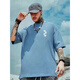 Koyue large size men's clothing 200-300Jin [Jin equals 0.5 kg] Summer trendy T-shirt men ins fashion loose short sleeves plus fat plus big fat T733 red M