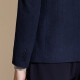 Antonio [Mulberry Silk/Cashmere] Light Luxury Wool Suit Men's Autumn Business Traje informal Jacket Navy Blue 56 (190/104a)