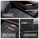 Adecuado para Buick Envision Foot Pad TPE Full Surround más Automóvil 1424 Conjunto de doble capa amigable ambientalmente e inodoro Conjunto de doble capa TPE + Extreme Night Black Meniss Modelo Ivision más personalización original de automóvil