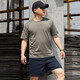 Traje de entrenamiento de fitness físico de manga corta Camiseta de verano Fitness físico de forma física Top Fitness Physical Fitness Shorts de secado rápido de forma física de manga corta Top + pantalones 165-17084-88