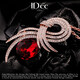 IDee CREATIVE IDER FOR YOU France IDee fashion brooch women's corsage temperament niche design pin light luxury autumn and winter accessories birthday gift custom brooch sweater chain 3.8*6.5CM75+5CM