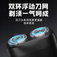 Xiaomi Group Electric Shaver Men's Razor Portable Mini Rotating Double Blade Head Full Body Wash Floating Veneer Wet and Dry Double Shaving Father's Day 520 Boyfriend Gift Twilight Black S100