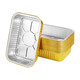 Falix Dragon Golden Thickened Air Fryer Special Paper Tin Foil Plate Bowl 10 1050ml Baking BBQ Oven Aluminum Foil Box
