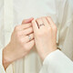 PROMESSA platinum ring Xingyu series couple ring female model 95066R 08 circles