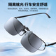 Biaz myopia sunglasses clip-on polarized sunglasses anti-high beam night vision driving and driving day and night suit for men and women