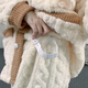 
Ou Luxi confinement last year, flannel thickened and fleece breastfeeding pregnant women's pajamas in winter, coral velvet warm postpartum feeding jacket YXY684 L (recommended 110-130 Jin [Jin equals 0.5 kg])