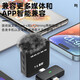 SevenLove hot-selling 10w + noise reduction reverb wireless lavalier microphone one-to-two sound card radio microphone outdoor live broadcast interview Little Bee mobile phone computer camera monitoring and recording one-to-two Android Apple universal ENC active noise reduction + monitoring ear return