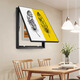 
Huaixue abstract vertical meter box decoration painting without punching simple Nordic geometric distribution box power supply blocking hanging painting JD13297 40*50cm (blocking 30*40) left push and pull black frame