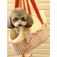 CLCEY Fashionable Cat Outing Portable One-shoulder Cat Bag Portable Pet Outing Bag Small Dog Bichon Teddy Puppy Backpack Pet Travel Bag (Red) S-Small