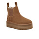 Ugg Herbst Frauen bequeme Feste Farbe Dicke alleinige Schneestiefel 1134526che Maroon 38
