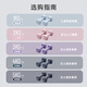 Le series small dumbbells dipped in plastic for women's home arm training Yaling Iron Back home fitness set Rose Purple 2kg*2 pieces