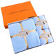 Haojinhui Coral Velvet Towel Gift Box Set Thickened Coral Velvet Bath Towel Three-piece Gift Box Set Company Gift Companion Color Matching Thickened Towel Two Boxes