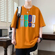 
Gegusen teenager short-sleeved T-shirt boys 12-15 years old junior and senior high school students sports and leisure suit big children trendy summer suit 3523 white (single short-sleeved) 2XL (130-160Jin [Jin equals about 0.5 kg])