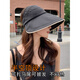 Memaru Large Brim Sun Protection Hat Women's 2026 New Summer Sun Hat Anti-UV Fisherman Hat Empty Top Sun Hat White Rice One Size