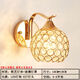 Yilin Wall Lamp Bedroom Wall Bedside Lamp Simple Modern Creative European American American LED Living Room Aisle Stair Lamp Gold 8008 Single Head Gold + 5 Watt Warm Light