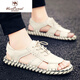 Western Camel (Vancamel) Sandalias de cuero 2024 Nuevos zapatos de cuero en el cuero Sandalias de playa Men Hy/Hy9926-A-Apricot Color 39