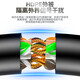 
Shengwei Category 6 network cable Gigabit high-speed broadband cable CAT6 engineering monitoring computer router network household finished jumper 8 core twisted pair black 0.3 meters LC-12003G