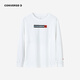 Converse [Transformers Joint Brand] Converse Children's Clothing Base Base Base Boys Boys Camiseta de manga larga CNVB-LS-G689 Pure White 150 /72 [Altura sugerida 140-152cm]