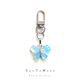 SunToMoon small fresh colorful butterfly keychain pendant simple natural stone AirPods bag hanging decoration creative gift purple butterfly