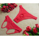 Men's masturbation underwear, sexy men's erotic underwear, sexy exposed JJ open file, men's thong passion suit, red men's style with holes, exposed PP