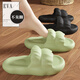 Magic Apricot Sticky Slipper Damen New Sommer Home Bequemes Dickes alleines Badezimmer Eva Anti-Rutsch-Slipper Männer grün 38-39 Geeignet für 37-38