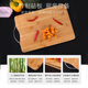 PLYS Kitchen Knife Set Cutting Board Kitchen Utensils Stainless Steel Household Kitchen Knife Three-piece Set Chopping Board Spatula Full Set Kitchen Knife Kitchen Utensil Set 8-piece Set