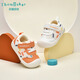 Tombeck baby toddler shoes autumn baby non-slip breathable mesh toddler shoes boys and girls functional shoes off-white multicolored 18