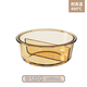 Van Gogh glass lunch box microwave oven borosilicon heat-resistant sealed refrigerator fresh-keeping box office worker heating and separation lunch box round two-grid 1050ml
