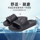 阿迪达斯 （adidas）拖鞋男鞋 25秋季新款凉拖运动鞋户外沙滩鞋休闲人字拖鞋女鞋 IF7371/全黑/一字拖/店长推荐 40.5 内长25cm
