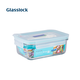 GlassLock Korea Original importiertem, versiegeltes Glasfrischwachtbox atmungsaktives Loch Brotkasten Gefrierkasten Rechteckige 695 ml