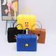 Sac de voyage en feutre de bande dessinée Internet Sac de rangement de grande capacité Sac de majuscule d'étudiant léger Small Fresh Mandbag [Poulet jaune Sally] [40 cm de long 30 cm de haut de 20 cm]